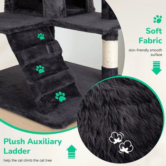 cat tree tower indoor cats multi level furniture - Temu