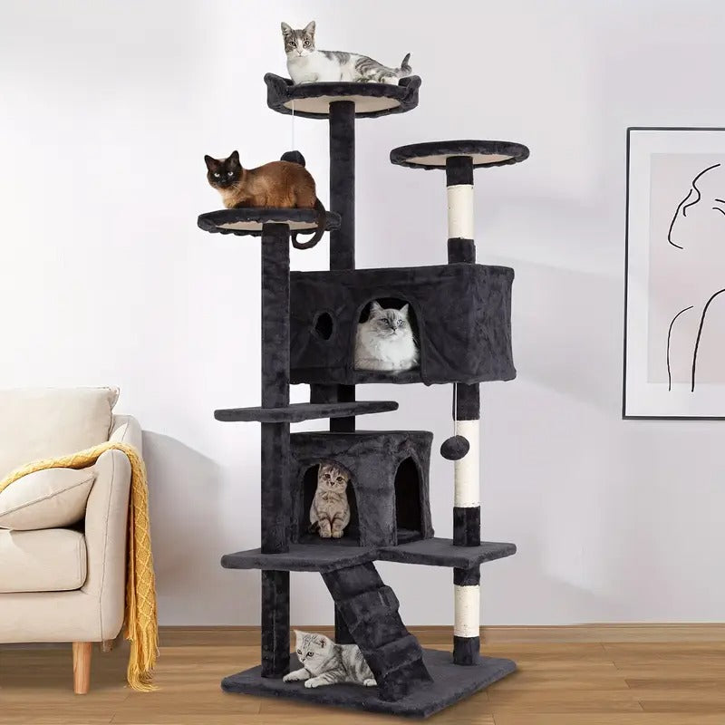 cat tree tower indoor cats multi level furniture - Temu